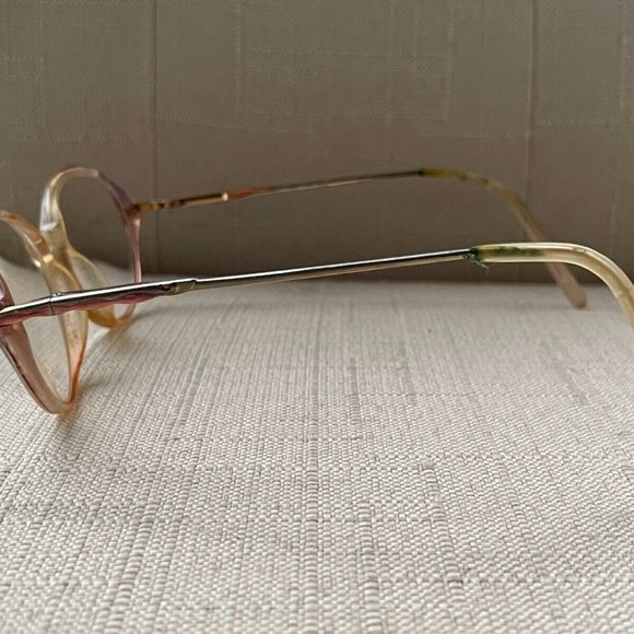 Vintage Sophia Loren Women Glasses Frame Pink/Gold Tone Eyeglasses - Picture 8 of 11